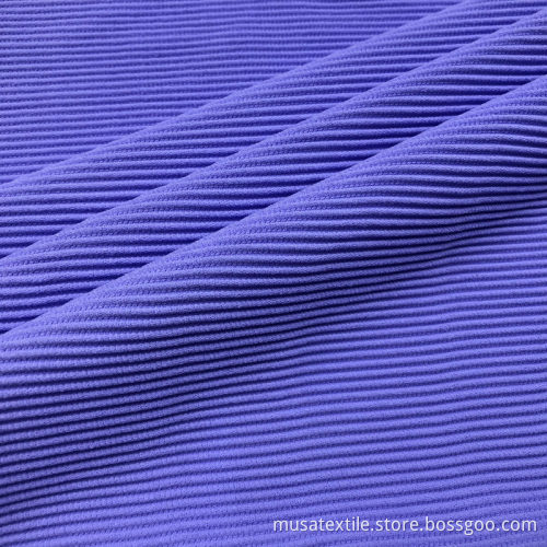 Lycra 4 -Wege Stretch Stretch gestrickt geripptes Schwimmstoff